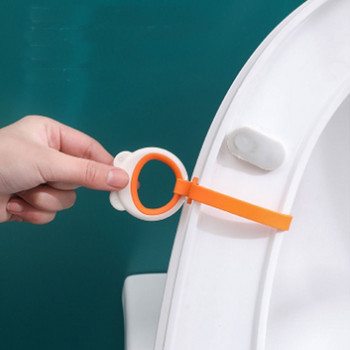 1 бр. Силиконова дръжка на тоалетна седалка Многофункционален анти-мръсен повдигач на капака на тоалетната Чиния Дръжка на капака на тоалетната чиния Аксесоари за баня