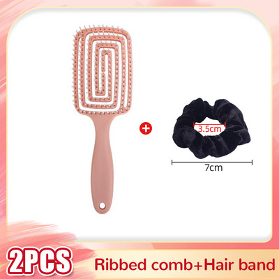 Juuksehari Juuste Peanaha Massaažikamm Naiste Märg Kuiv Lokkis Detangle Juuksehari Salongi Juuksurile Stiilitööriistad Kohevad juuksed