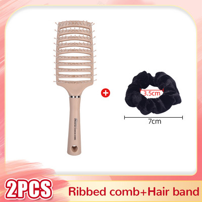 Juuksehari Juuste Peanaha Massaažikamm Naiste Märg Kuiv Lokkis Detangle Juuksehari Salongi Juuksurile Stiilitööriistad Kohevad juuksed