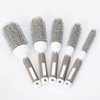Βούρτσα μαλλιών 6 μεγεθών Nano Hairbrush Θερμική στρογγυλή χτένα βαρελιού Κομμωτήριο Κομμωτήριο Styling Στέγνωμα μπούκλας