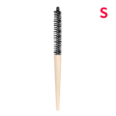 Mala okrugla četka za kosu Pro Salon Teasing Back Četke za kosu Wood Slimline Comb Četka za kosu Extension Frizerski alat za oblikovanje DIY