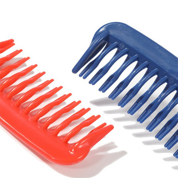 1 τεμ. χτένες κομμωτηρίου Μπλεγμένες ίσιες βούρτσες για κορίτσια Αλογοουρά Διπλή χτένα δοντιών Pro Salon Hair Care Styling Tools