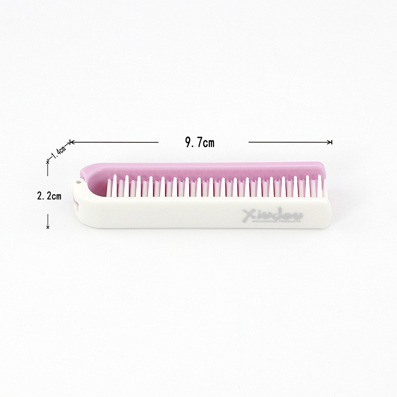 1 tk kaasaskantav kokkupandav kamm juuksehari antistaatilised kammid reisi juuksehari nisuõlest kokkupandav juuksuri stiilitööriist