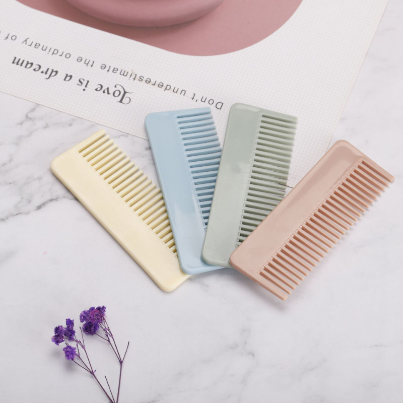 Novi slatki plastični češalj Mali prijenosni mini kozmetički češalj Putni jednostavan za nošenje Mali češalj Alati za kosu Kozmetički alati Brijač