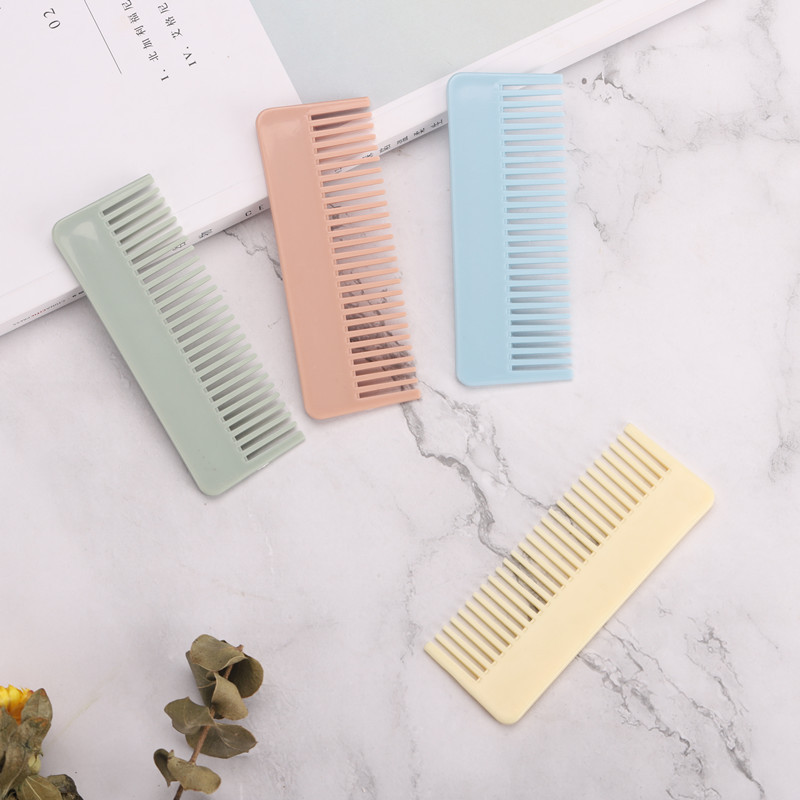 Novi slatki plastični češalj Mali prijenosni mini kozmetički češalj Putni jednostavan za nošenje Mali češalj Alati za kosu Kozmetički alati Brijač