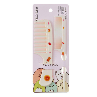 2kom/set Slatki dječji frizerski češalj Antistatički češalj sa šiljastim repom za djevojčice Jagoda i voće Cmb dječji češalj za kosu