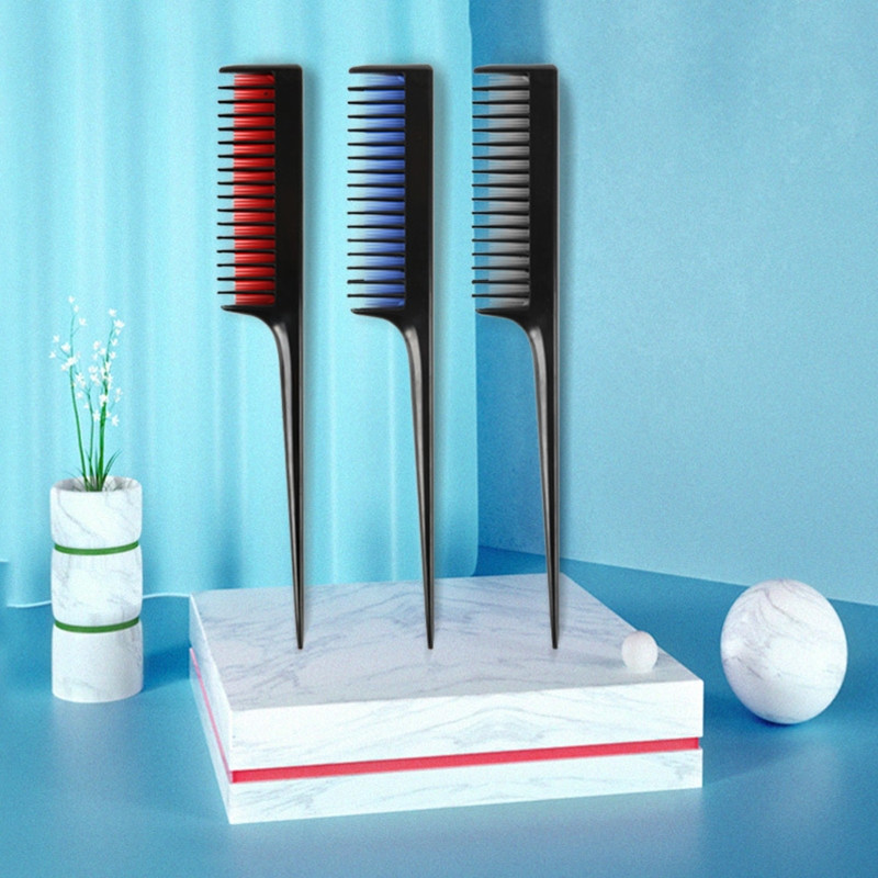 Profesionalni češalj za draženje Četka za kosu Salonski češljevi za rep za četkanje leđa Stvaranje volumena Frizerski alat za zalizivanje kose