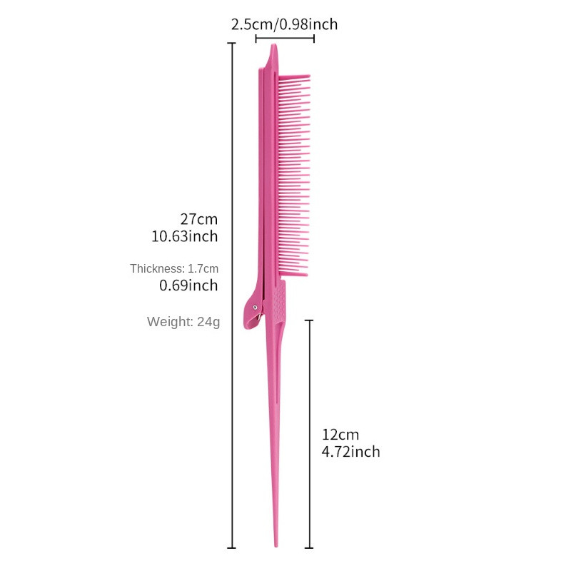 Češalj za šišanje na vrhu repa Češalj visokog sjaja Češalj visokog sjaja Plastični češalj Frizerski salon Četka za šminkanje Stereotipi Češalj Alat za tkanje