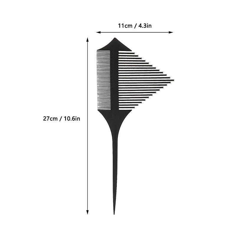 Mitmevärvilised esiletõstmiskammid Juuksevärvimiskammid Antistaatilised juuksurikammid Juuksevärvide kujundamise tööriist salongis ja kodus kasutamiseks