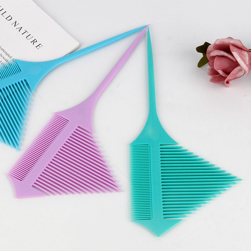 Mitmevärvilised esiletõstmiskammid Juuksevärvimiskammid Antistaatilised juuksurikammid Juuksevärvide kujundamise tööriist salongis ja kodus kasutamiseks