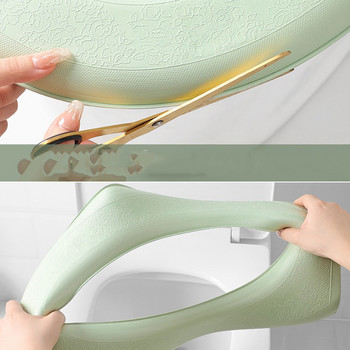 Μαξιλαράκι τουαλέτας Eva Αδιάβροχο κάλυμμα καθίσματος τουαλέτας οικιακής χρήσης Ματ Αφρός Παχύ πλυντήριο Κλειστό σκαμπό Αξεσουάρ Υγιεινή