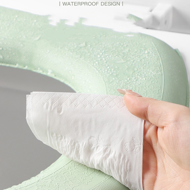 Toaletná podložka EVA, vodotesná podložka na toaletné sedadlo pre domácnosť, penová zahustená podložka, hygienické príslušenstvo