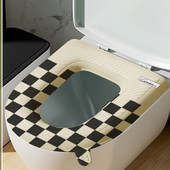 Covoraș pentru scaunul de toaletă Covoraș impermeabil pentru toaletă universală în patru anotimpuri moale cu mâner Accesorii pentru scaun îngroșat lavabil