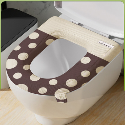 Covoraș pentru scaunul de toaletă Covoraș impermeabil pentru toaletă universală în patru anotimpuri moale cu mâner Accesorii pentru scaun îngroșat lavabil