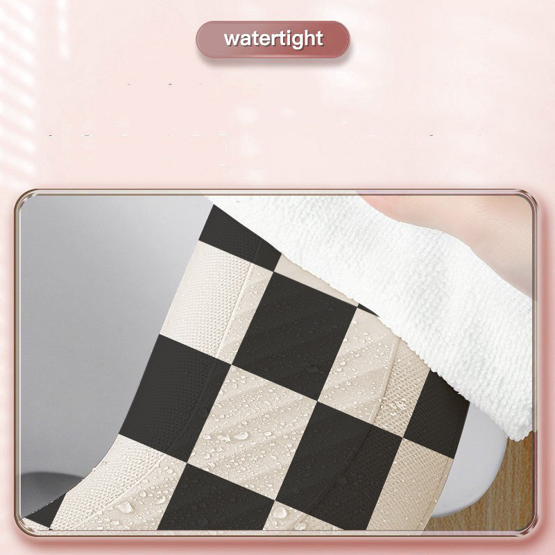 Covoraș pentru scaunul de toaletă Covoraș impermeabil pentru toaletă universală în patru anotimpuri moale cu mâner Accesorii pentru scaun îngroșat lavabil