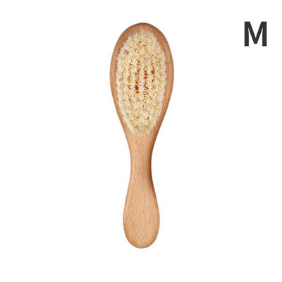 New Baby Care Čista prirodna vuna Dječja drvena četka Četka Četka Četka za kosu Četka za kosu novorođenčeta Češalj za dojenčad Masažer za glavu