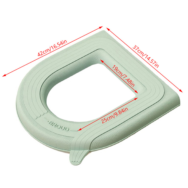 Vodootporna WC daska za četiri godišnja doba Univerzalni model Topla, mekana periva WC daska Dodaci za kupaonicu u kućanstvu