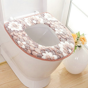 Μαλακό κάθισμα τουαλέτας μπάνιου Κοντινό σκαμπό Πλένεται θερμότερο κάλυμμα χαλιού Μαξιλάρι μπάνιου Τουαλέτα Κάθισμα τουαλέτας Κάλυμμα καθίσματος τουαλέτας
