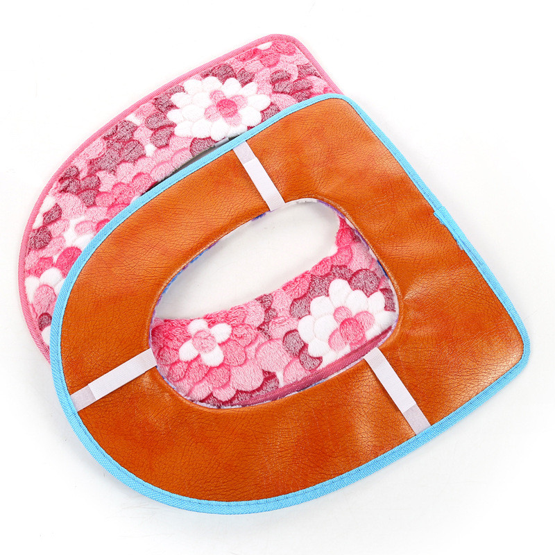 Puha fürdőszobai WC ülőke Closestool Mosható melegítő szőnyeg huzat Párna Fürdőszoba WC WC ülőke WC WC üléshuzat