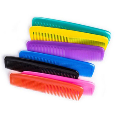 Mini dvipusis plaukų šepetys Pro barzdos šukos Antistatinės plaukų šukos Plastikinės kirpyklos plaukų šukos salono priedai Plaukų formavimo įrankiai