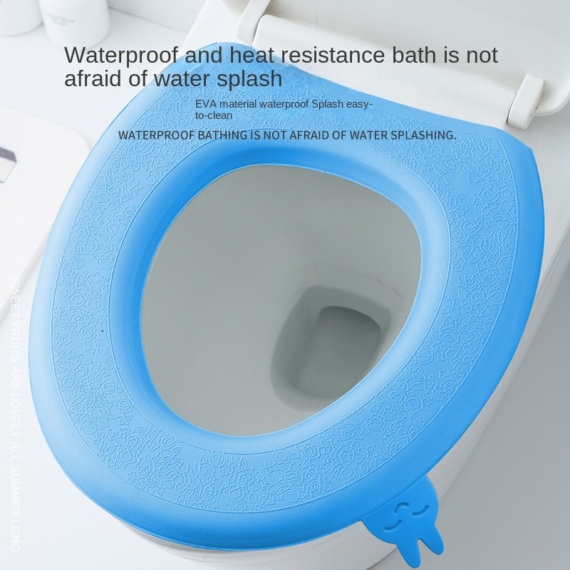 Veekindel WC-istmepadi silikoon Four Seasons majapidamises pestav pasta vahtplastist WC-poti kate