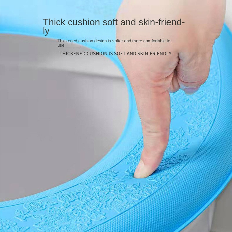 Veekindel WC-istmepadi silikoon Four Seasons majapidamises pestav pasta vahtplastist WC-poti kate