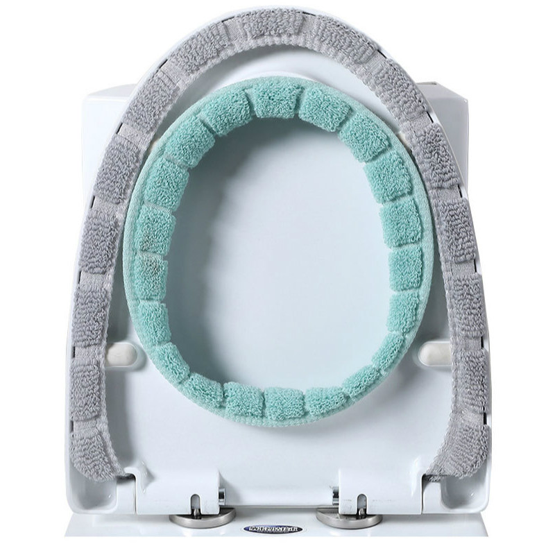 Paksendatud WC-padi Talvine Pehme Pestav Üldine Põhjamaade WC-istmepadjad Kodumajapidamiste Vannitoa Tualettkatte komplekt Pjedestaal