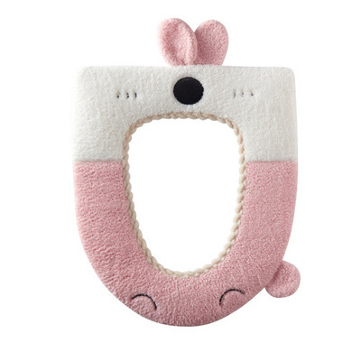 Udobna navlaka za WC školjku u kupaonici s crtežima Slatka topla zimska navlaka za WC školjku Kućna podloga za stolice Navlaka za sjedalo