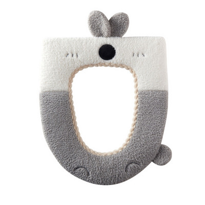 Udobna navlaka za WC školjku u kupaonici s crtežima Slatka topla zimska navlaka za WC školjku Kućna podloga za stolice Navlaka za sjedalo