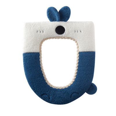 Udobna navlaka za WC školjku u kupaonici s crtežima Slatka topla zimska navlaka za WC školjku Kućna podloga za stolice Navlaka za sjedalo