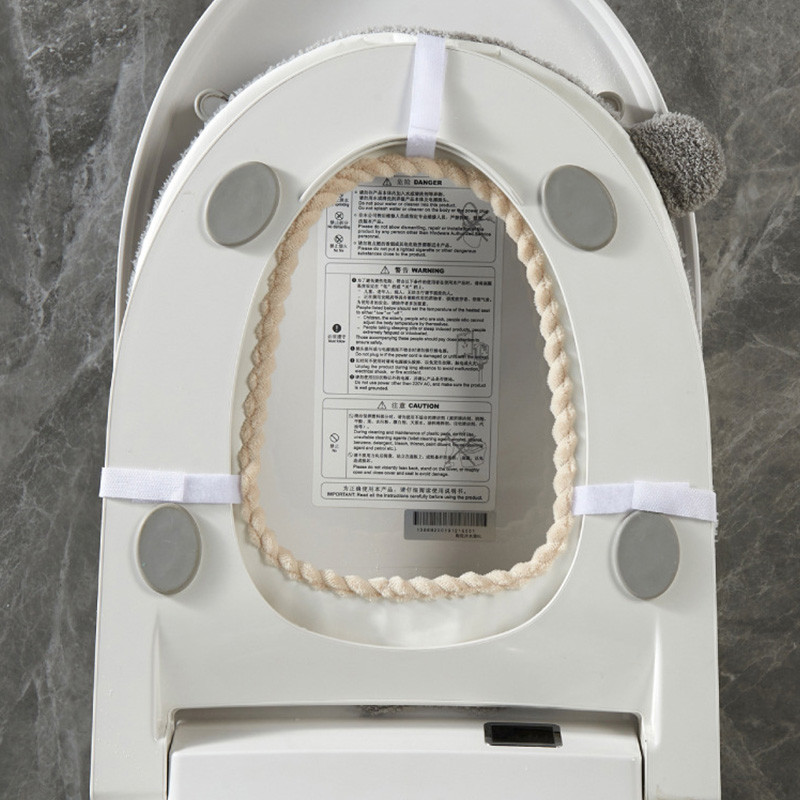 Udobna navlaka za WC školjku u kupaonici s crtežima Slatka topla zimska navlaka za WC školjku Kućna podloga za stolice Navlaka za sjedalo