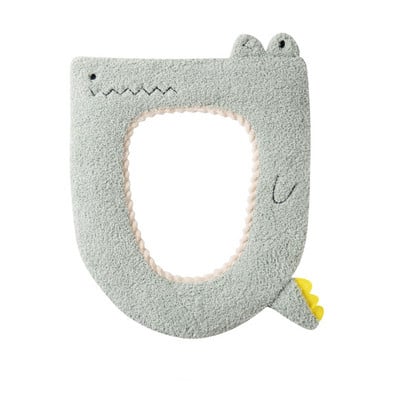 Cartoon WC-istmekatte matt, soe pehme pestav, tihedalt kasutatav matt, istmekorpus WC-poti kate, bidee kate Vannitoa tarvikud