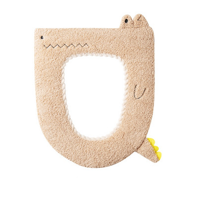 Cartoon WC-istmekatte matt, soe pehme pestav, tihedalt kasutatav matt, istmekorpus WC-poti kate, bidee kate Vannitoa tarvikud