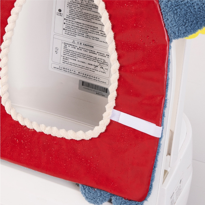 Cartoon WC-istmekatte matt, soe pehme pestav, tihedalt kasutatav matt, istmekorpus WC-poti kate, bidee kate Vannitoa tarvikud