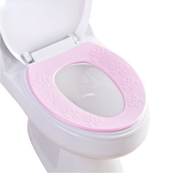 Водоустойчиво покритие за тоалетна седалка Висока пяна EVA Проста тоалетна чиния тип O Подложка за тоалетни аксесоари за баня Домашен комфорт
