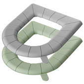 Tualeto sėdynės pagalvėlė žiemos šilta pliušinis vandeniui atsparus tualeto sėdynės užvalkalas su pakabinimo kilpa ir rankena Minkštas ir plaunamas kilimėlis sėdynės užvalkalas