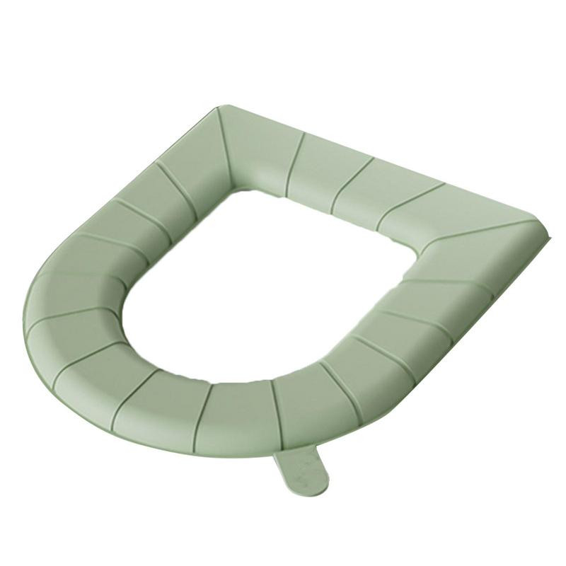 Tualeto sėdynės pagalvėlė žiemos šilta pliušinis vandeniui atsparus tualeto sėdynės užvalkalas su pakabinimo kilpa ir rankena Minkštas ir plaunamas kilimėlis sėdynės užvalkalas