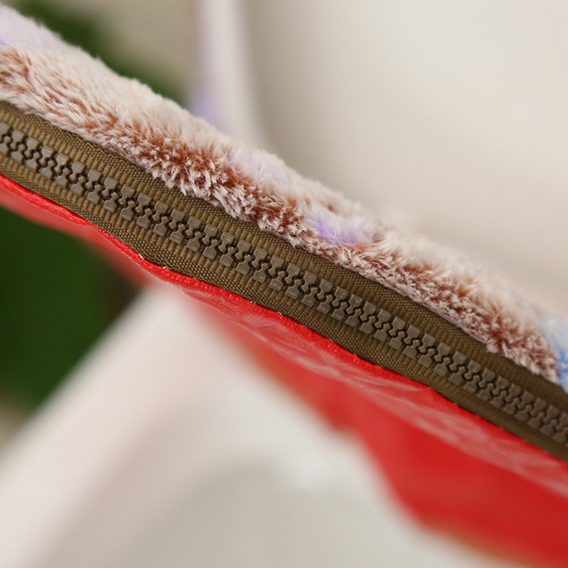 2Pcs Otisak srca Okrugli udobni, mekani topli jastuci za WC sjedalo Set navlaka za uređenje doma