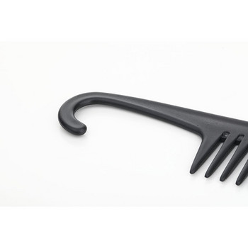 Гребен за коса с плътни широки зъби Дамски фризьорски стилизиращ инструмент Четка за душ Разплитане Професионален салонен инструмент Антистатичен гребен