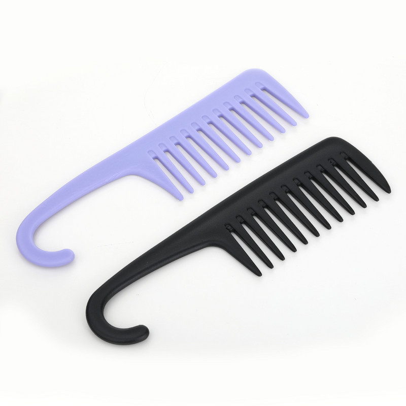 Στερεά φαρδιά δόντια χτένα μαλλιών Γυναικεία κομμωτική εργαλείο κομμωτικής βούρτσα ντους ξεμπέρδεμα Επαγγελματικό εργαλείο κομμωτηρίου Αντιστατική χτένα