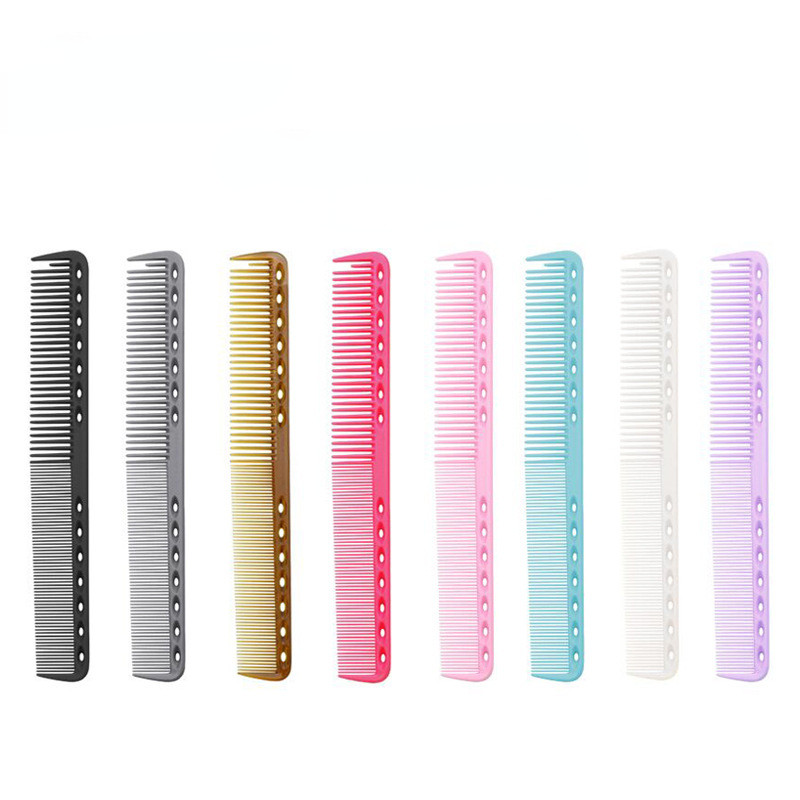 7 spalvų profesionalios plaukų šukos Kirpėjas Kirpykla Plaukų kirpimo šepetys Antistatinis Tangle Pro Salon plaukų priežiūros formavimo įrankis