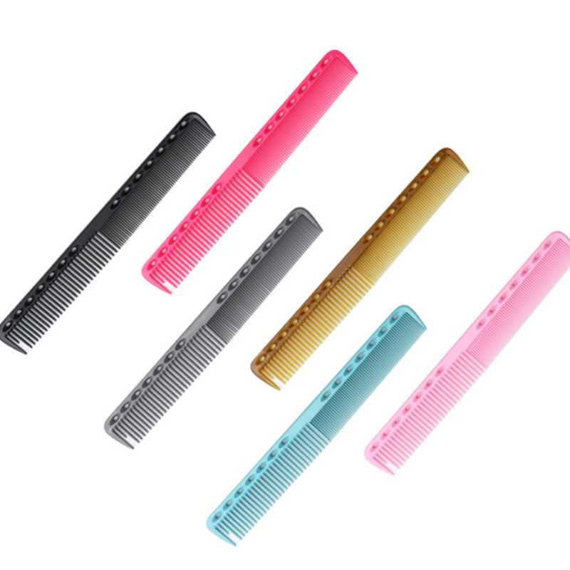 7 spalvų profesionalios plaukų šukos Kirpėjas Kirpykla Plaukų kirpimo šepetys Antistatinis Tangle Pro Salon plaukų priežiūros formavimo įrankis