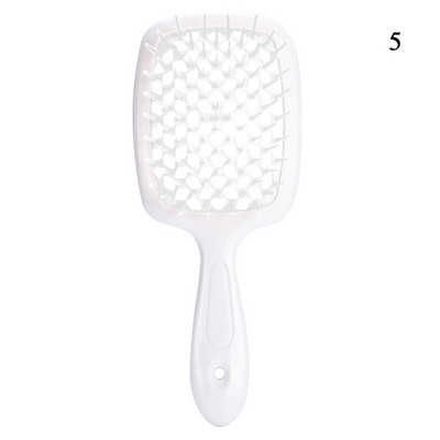 Oro pagalvėlė galvos odos masažinis plaukų šepetėlis tuščiaviduriai plačių dantų šukos moterims formavimo priemonė garbanotiems plaukams ištuštinti kirpimo priemonė karšta