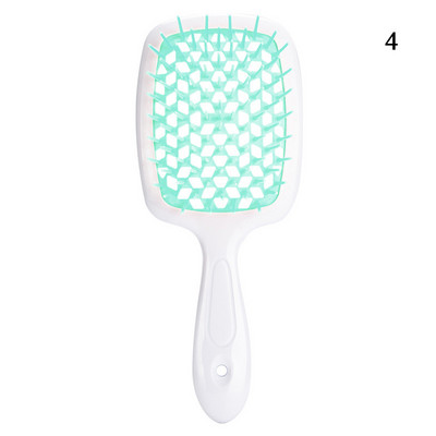 Oro pagalvėlė galvos odos masažinis plaukų šepetėlis tuščiaviduriai plačių dantų šukos moterims formavimo priemonė garbanotiems plaukams ištuštinti kirpimo priemonė karšta