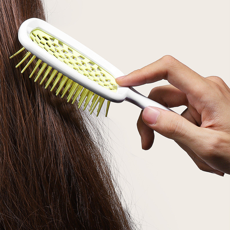 Laiade hammastega peanaha massaažikammid õõnsad lokkis juuksehari juuksurikammid Professionaalne peanaha masseerija juuste kujundamise tööriist