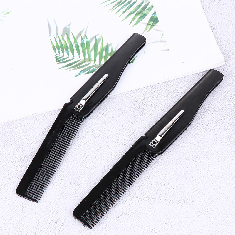3 kom. Muški češljevi za kosu, metalni džepni četka za brkove, prijenosna brada