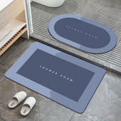 Dušš Libisemisvastane Vannimatt Imav vaip Vannituba Lihtne Põrandavaip Köök Sissepääs Pehme vanni külg Vanni uksematt Kodukaunistus