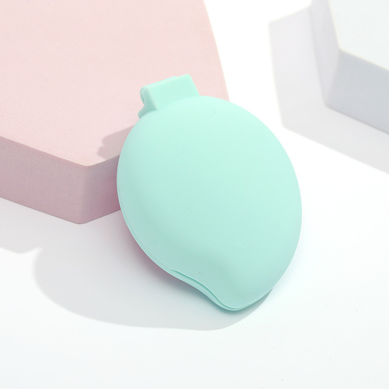 Armas virsikukujuline kokkupandav kamm tüdrukutele tasku juuksehari väike kamm peegliga kaasaskantava reisipea massaaži kokkupandav kamm