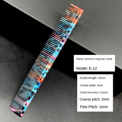 Hrebeň na holičstvo, špeciálny dámsky strih dlhých vlasov, česanie vlasov, hrebeň na styling rovných vlasov, tvrdý hrebeň, holičský hrebeň, kefa na vlasy