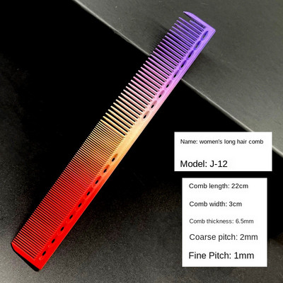 Hrebeň na holičstvo, špeciálny dámsky strih dlhých vlasov, česanie vlasov, hrebeň na styling rovných vlasov, tvrdý hrebeň, holičský hrebeň, kefa na vlasy